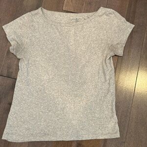 Grey Brandy Melville Short Sleeve Top